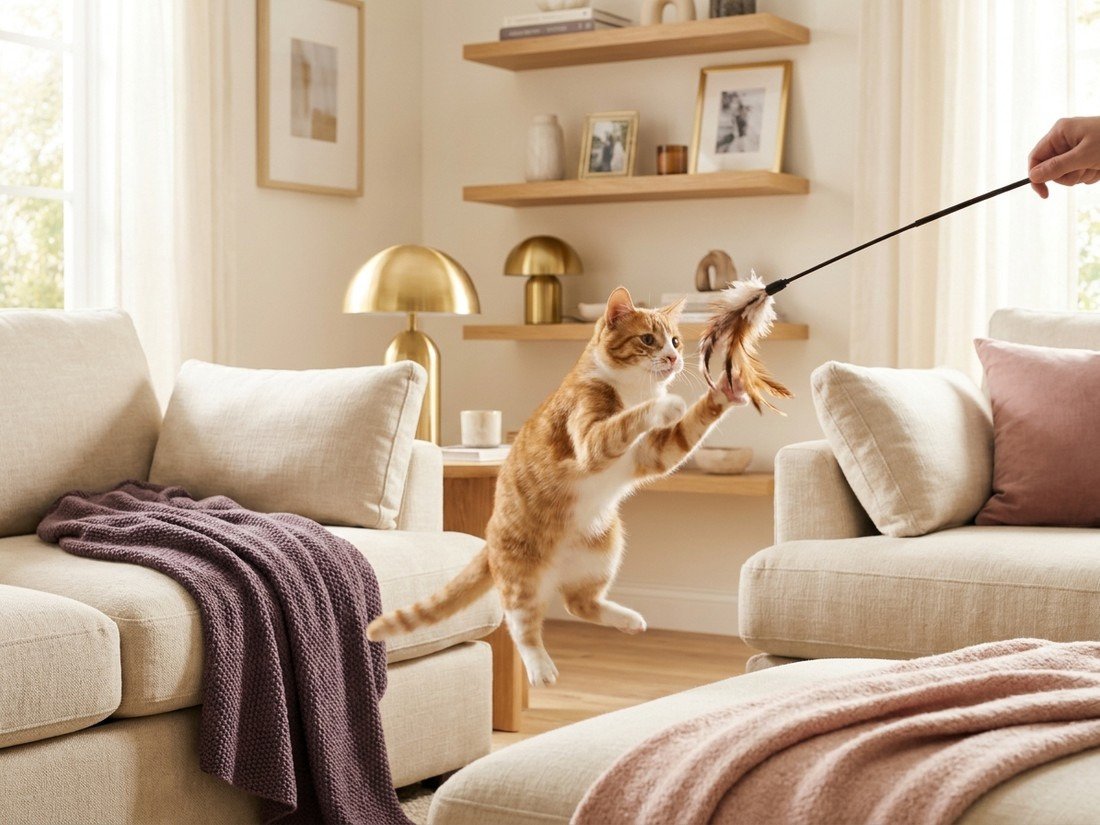 Cat at play