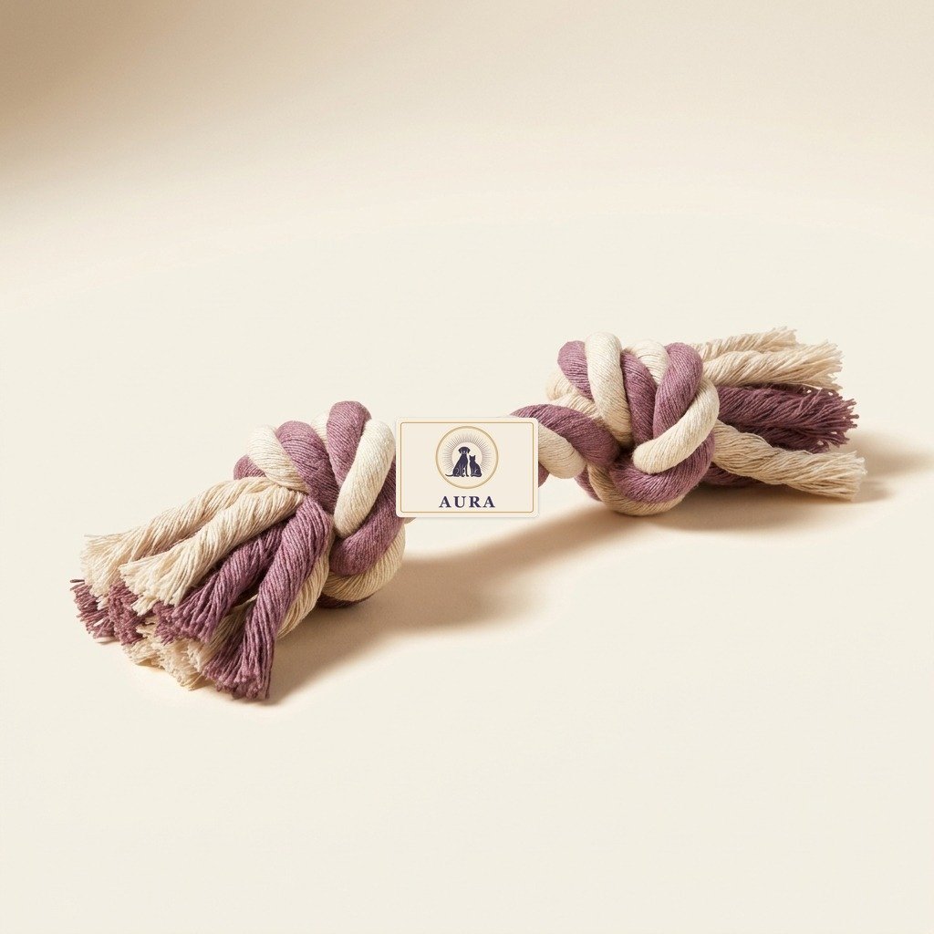 cotton rope tug toy — Aura Pet Co.